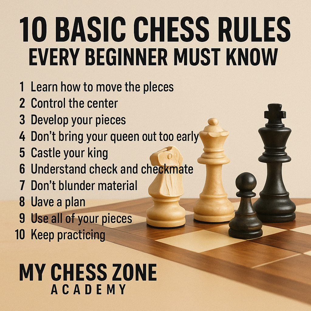 Less Chess Rules 10 Basic Chess Rules Every Beginner Must Know - My Chess Zone